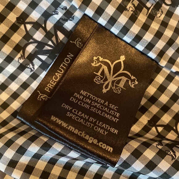 Mackage MEN genuine leather jacket - Picture 5 of 5